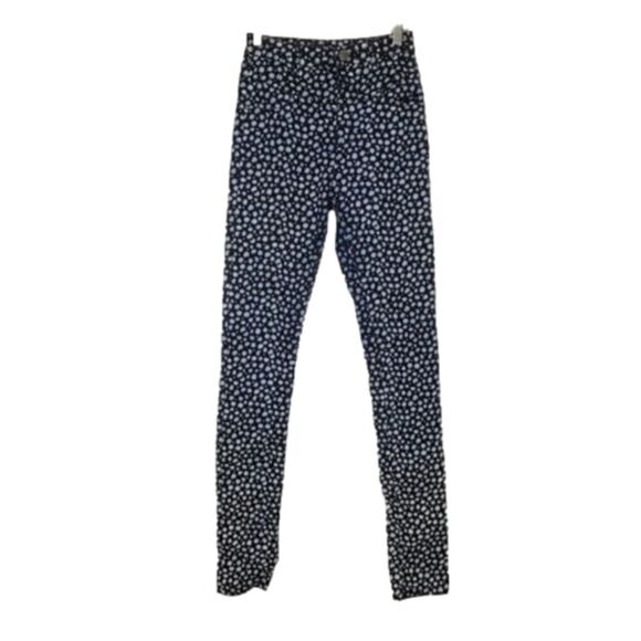 BDG Denim - BDG Floral High Rise Skinny Jeggings Denim